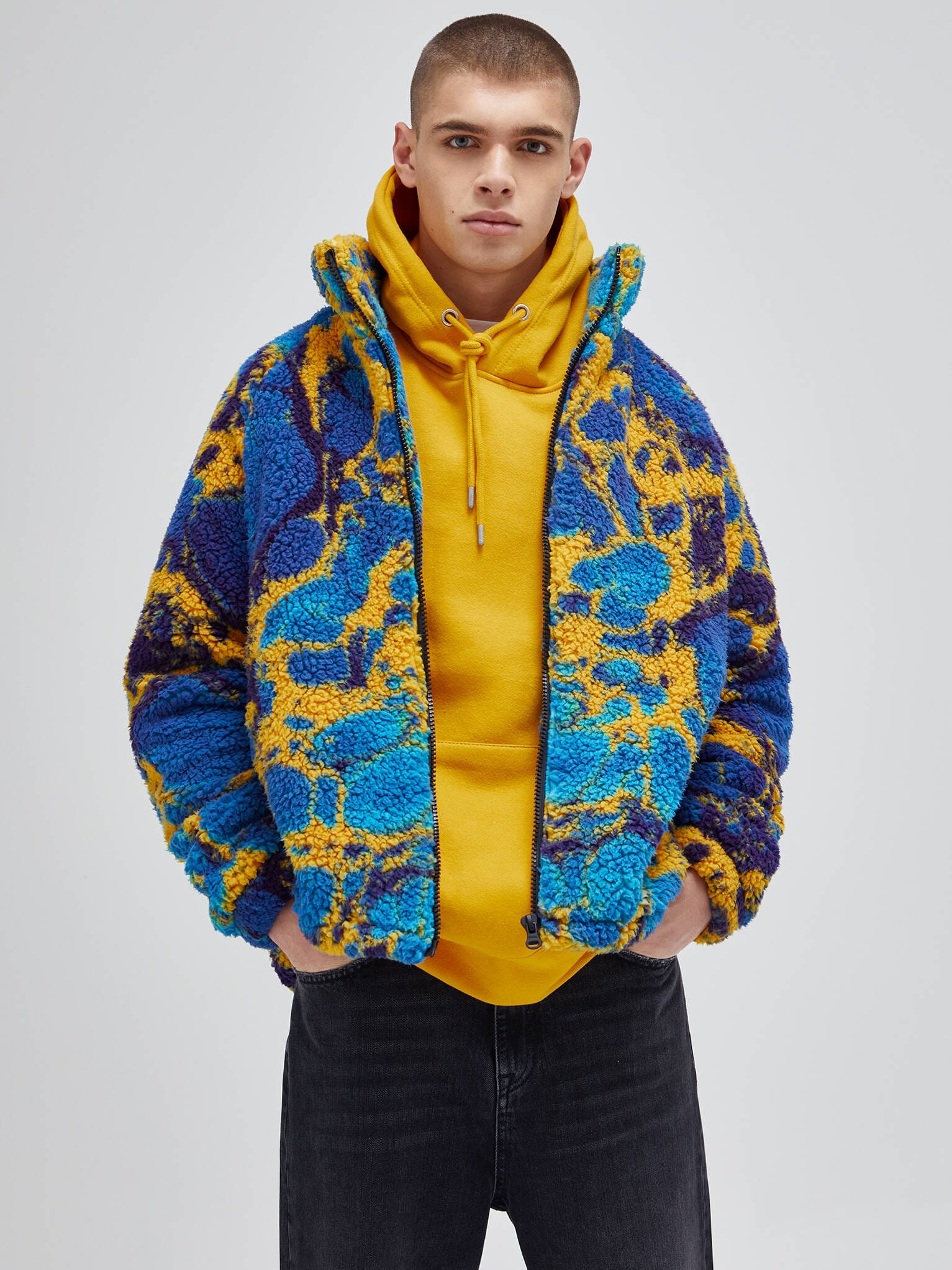

Полушубок Pull & Bear 4711/516/300 M Синий