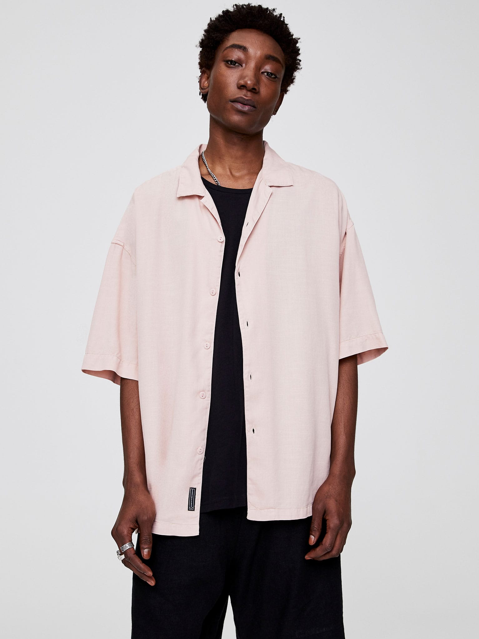 

Рубашка Pull & Bear 5474/504/620 S Пудра