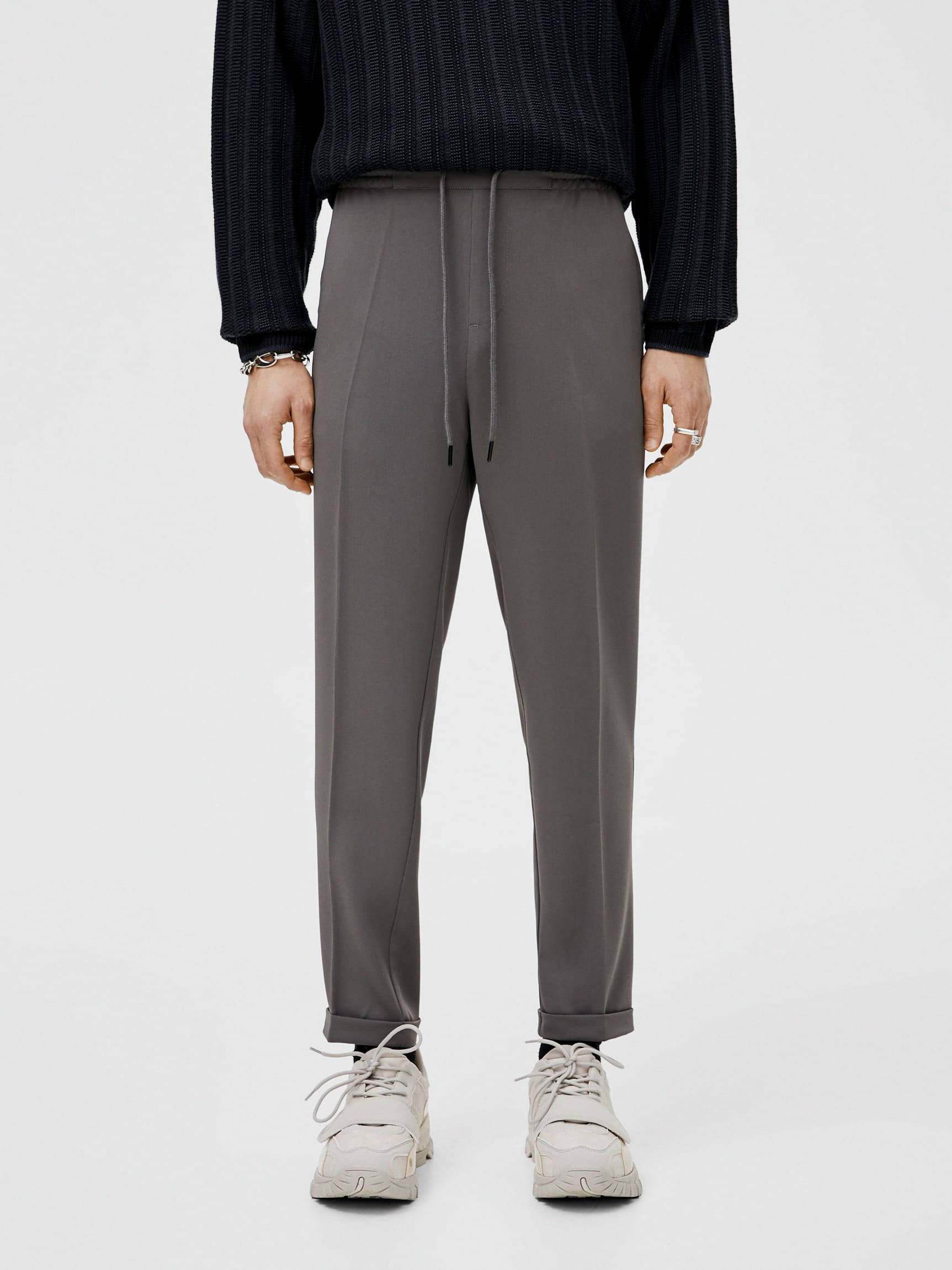 

Брюки Pull & Bear 5670/523/809  Серые, Брюки Pull & Bear 5670/523/809 S Серые