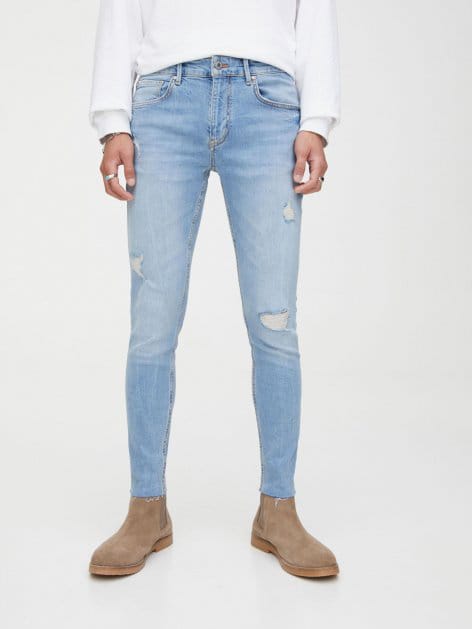 

Джинсы Pull & Bear 5682/543/434  Голубые джинс, Джинсы Pull & Bear 5682/543/434 36 Голубые джинс