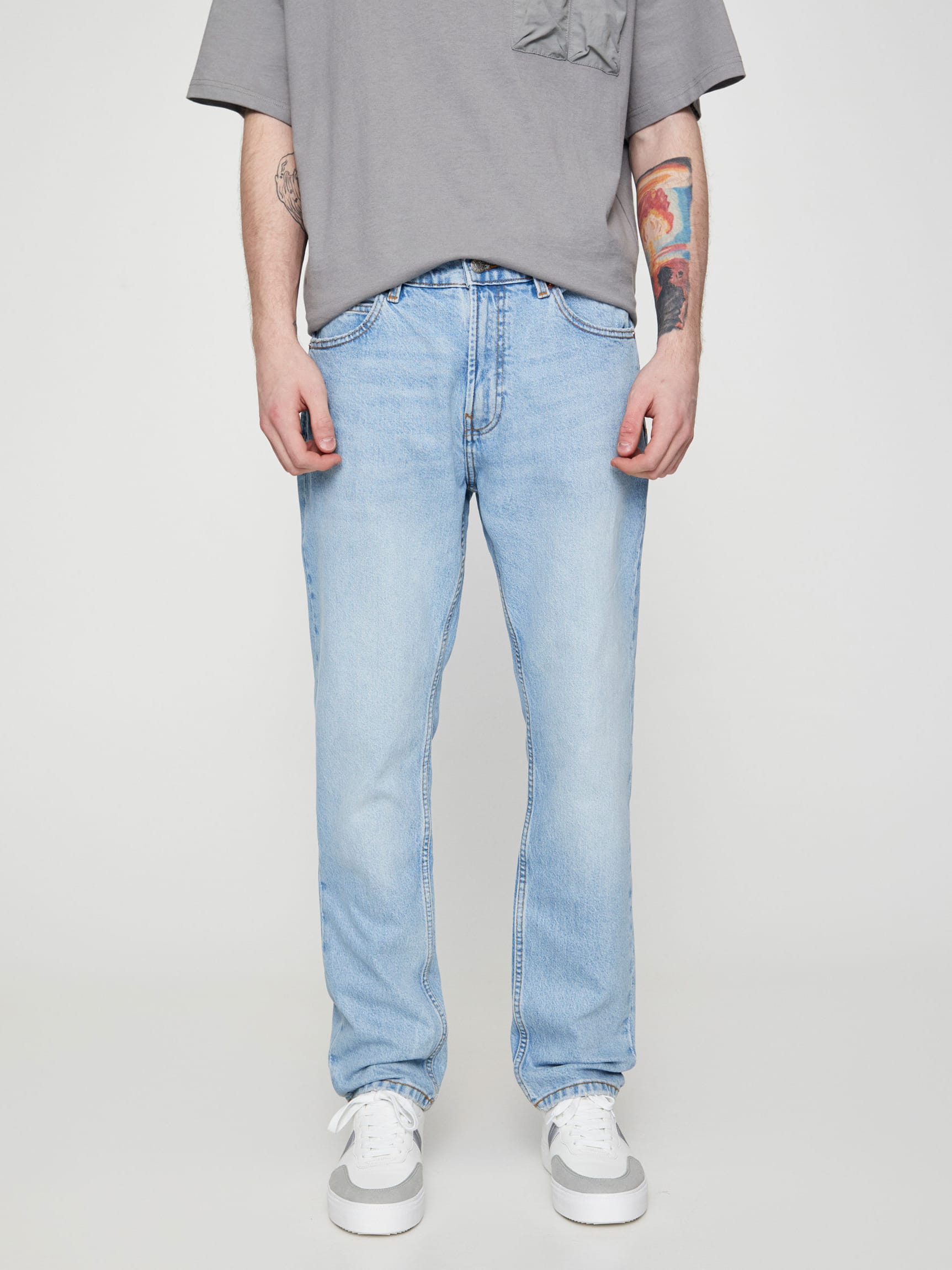 

Джинсы Pull & Bear 5682/538/406 40 Голубые джинс