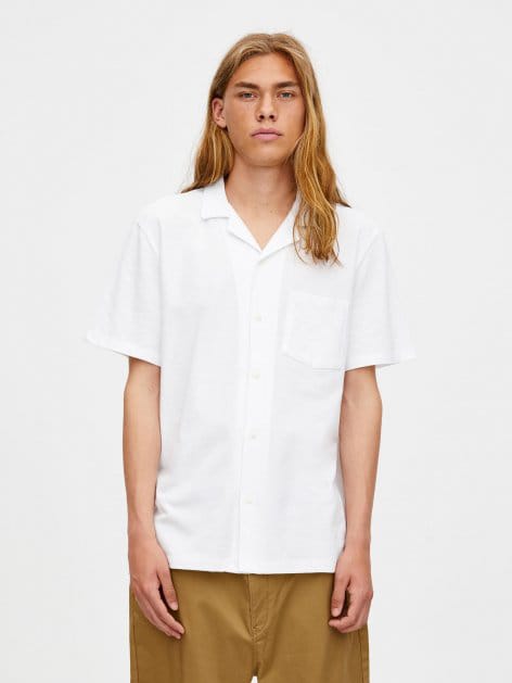 

Рубашка Pull & Bear 9474/502/250-ACTS  Белая, Рубашка Pull & Bear 9474/502/250-ACTS XL Белая
