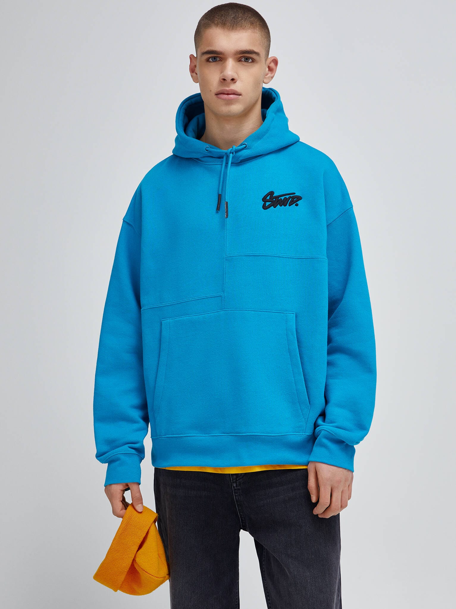 

Худи Pull & Bear 9594/511/420 XS Голубое