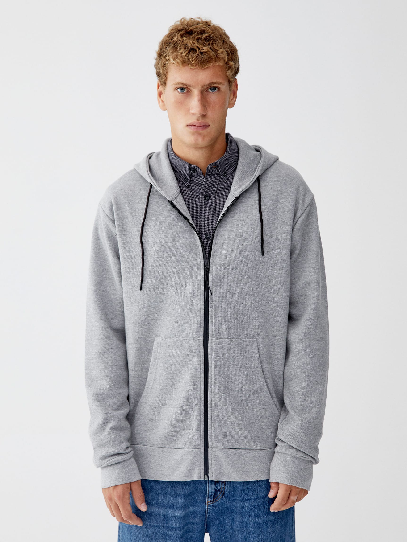 

Толстовка Pull & Bear 9595/515/811 S Серая