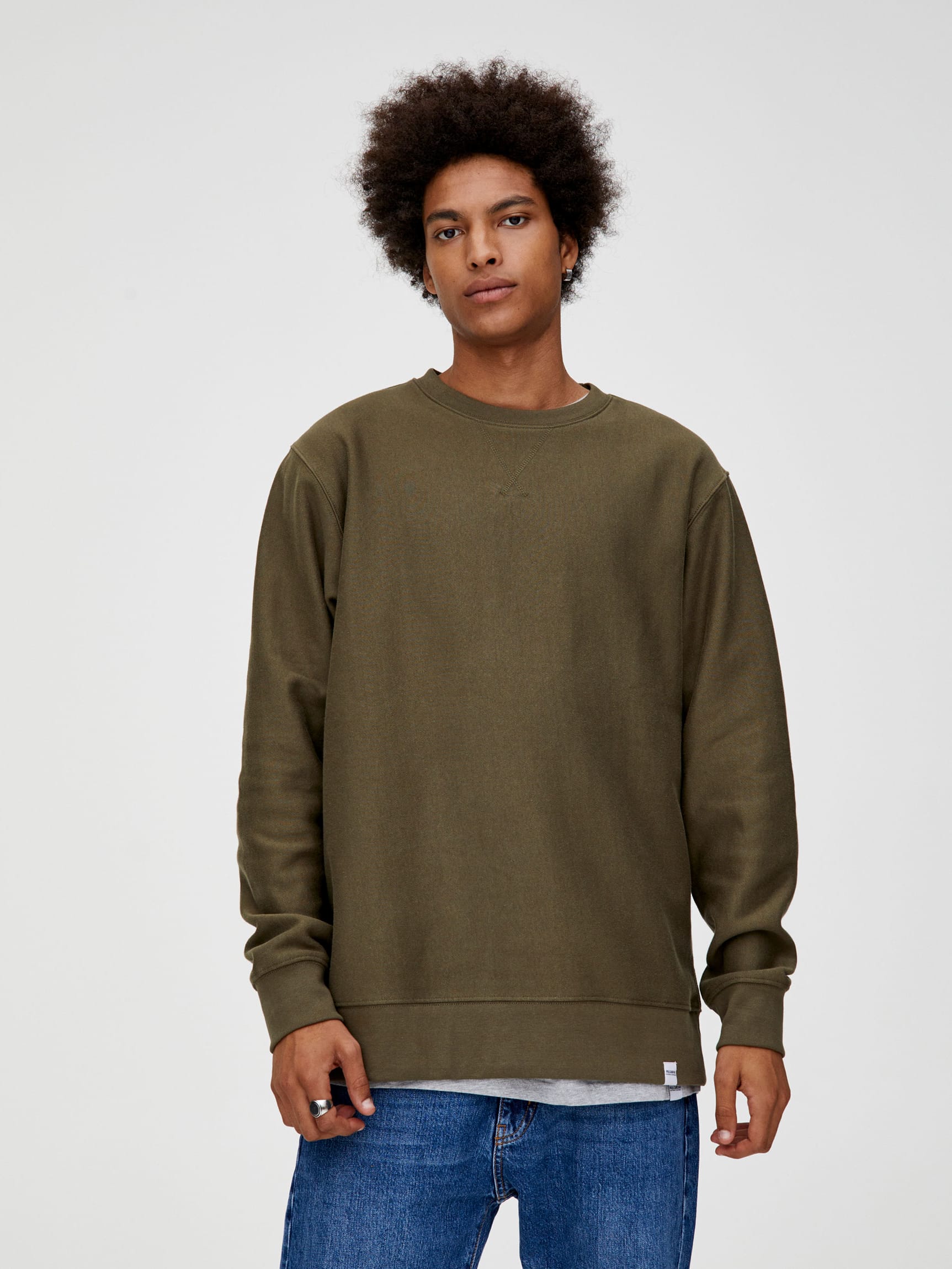 

Свитшот Pull & Bear 9596/514/500 M Хаки