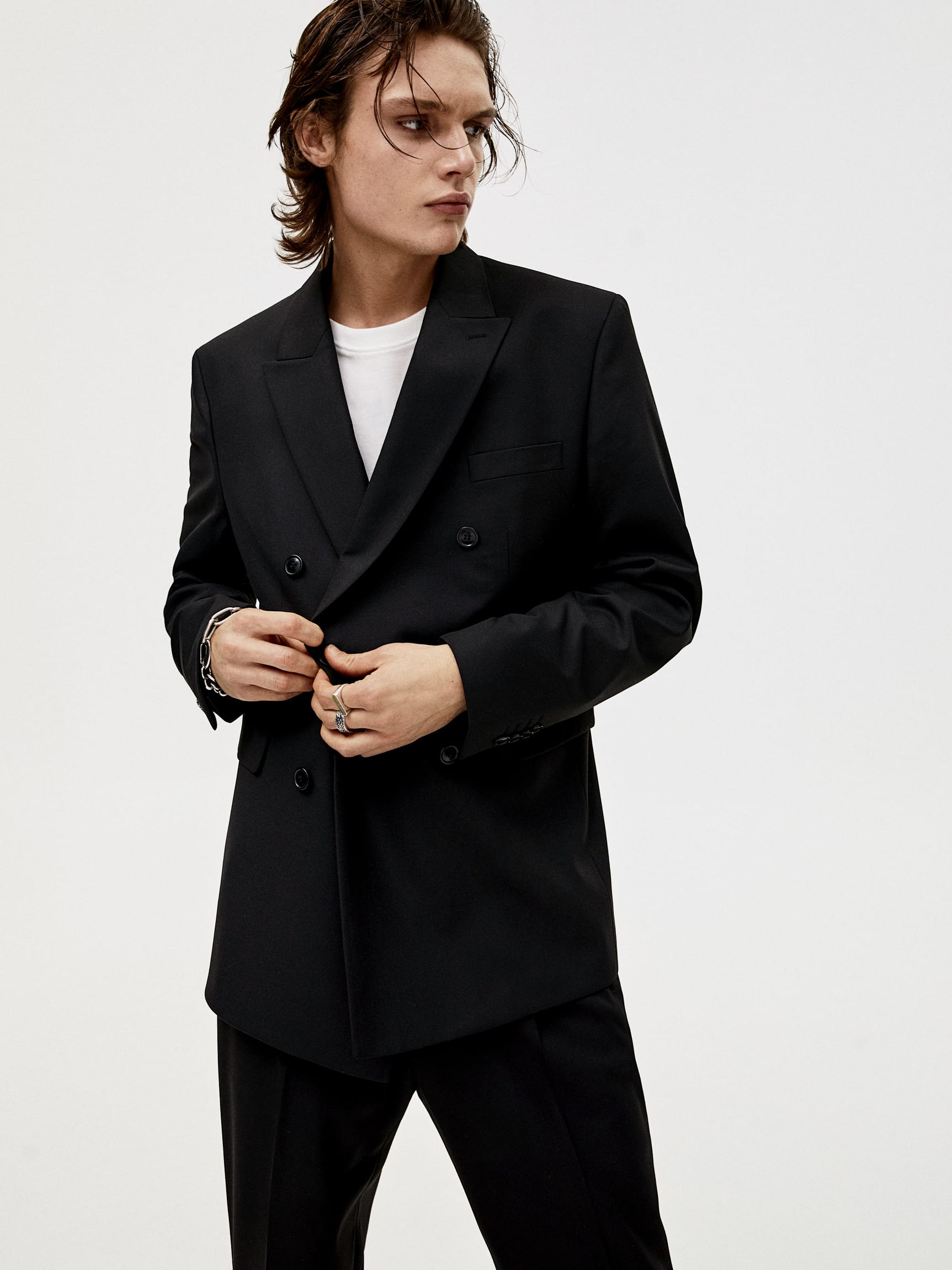 

Пиджак Pull & Bear 9781/500/800 50 Черный