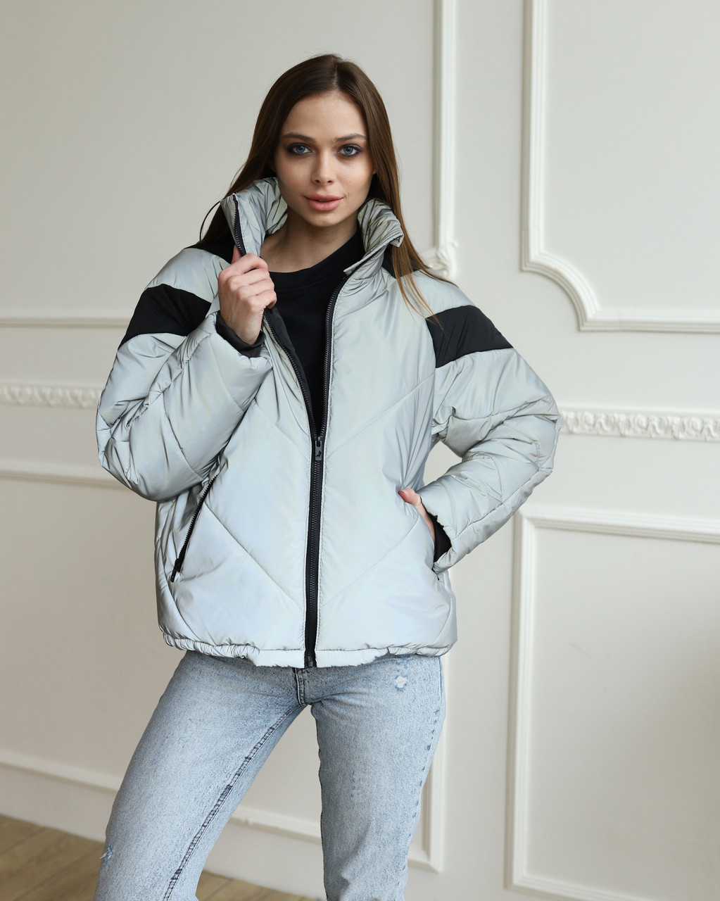 

Куртка женская оверсайз рефлективная ТУР Кейт S