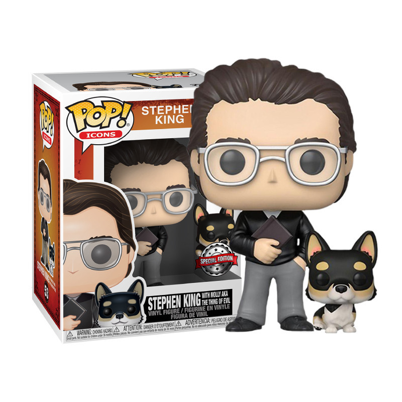 

Фигурка Funko Pop Фанко Поп Стивен Кинг с Молли Stephen King with Molly 10см FP I 53