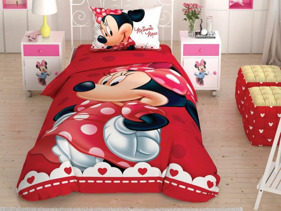

Подростковый комплект постельного белья TAC Minnie Lovely Glitter 60243956