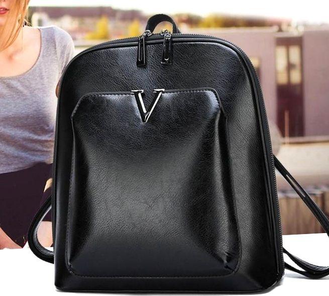 

Классический женский городской рюкзак V Aliri-00158 черный