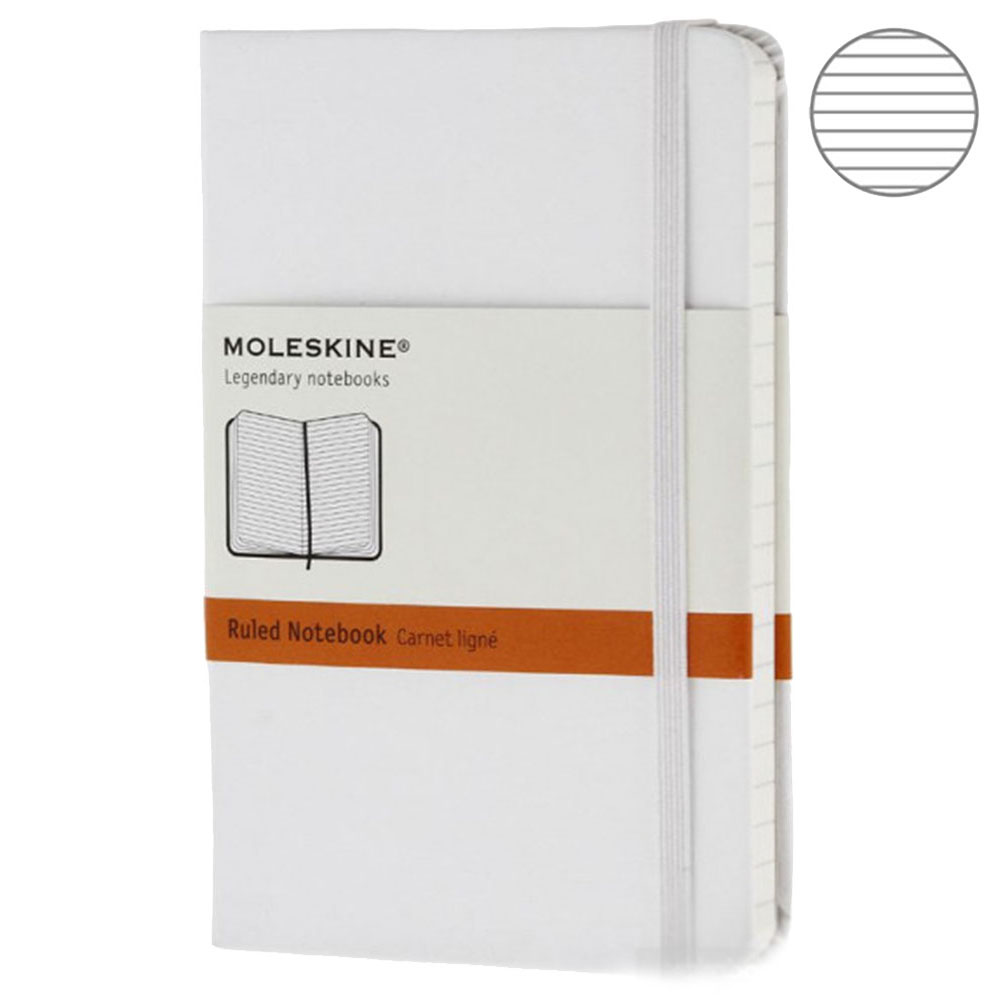 

Блокнот Moleskine Classic средний белый 1QP060WH