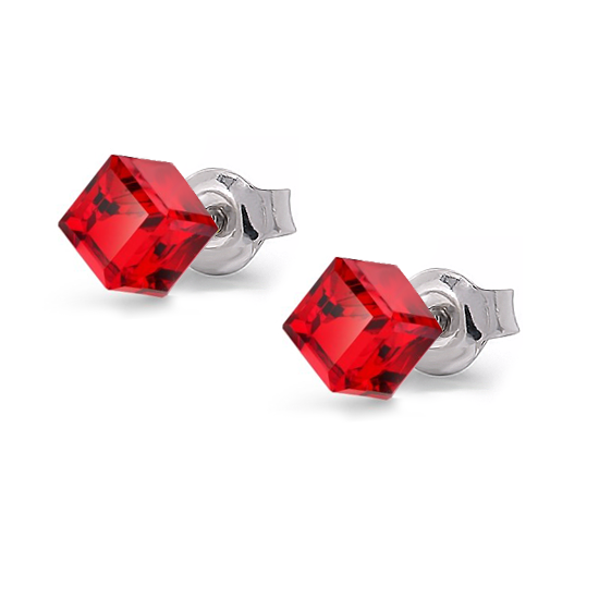 

Серьги KOBI KOSTKA 6x6 мм со Swarovski модели 7740-1080-10-32