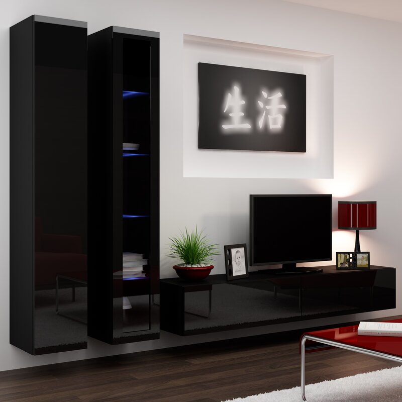 

Стенка в гостинную Masie настенная для TV с диагональю 85" (WFR-114420)