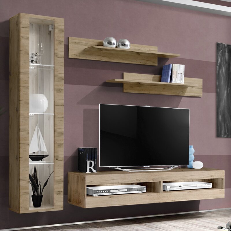 

Стенка в гостинную Logue настенная для TV с диагональю 70" (WFR-134907)