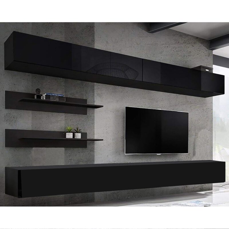 

Стенка в гостинную Narvaez настенная для TV с диагональю 70" (WFR-130976)