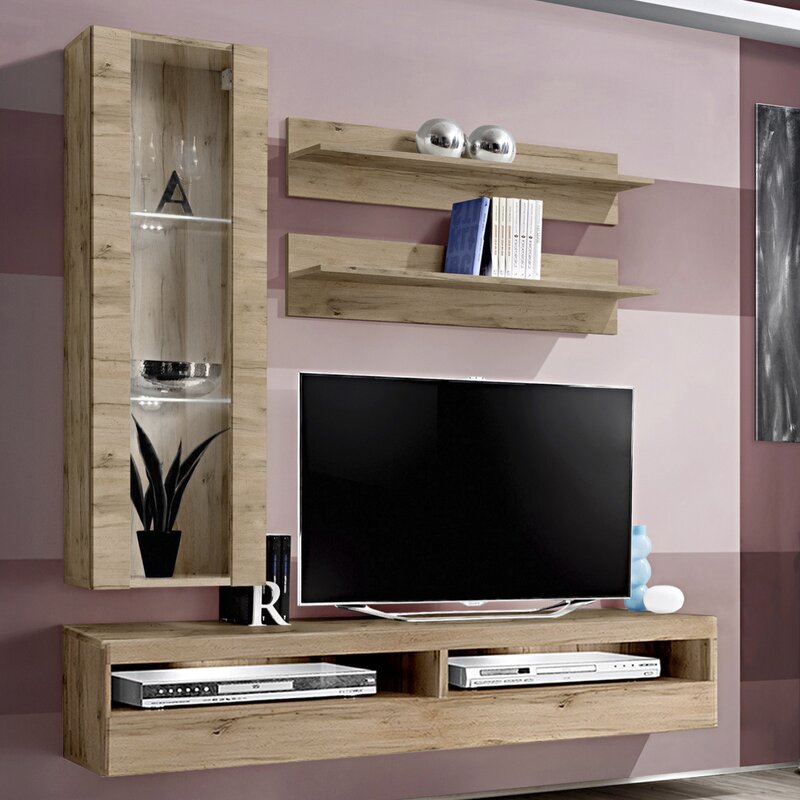 

Стенка в гостинную Lovelady настенная для TV с диагональю 70" (WFR-134910)