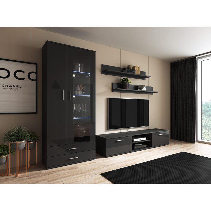 

Стенка в гостинную Sabala для TV с диагональю 85" (WFR-138725)