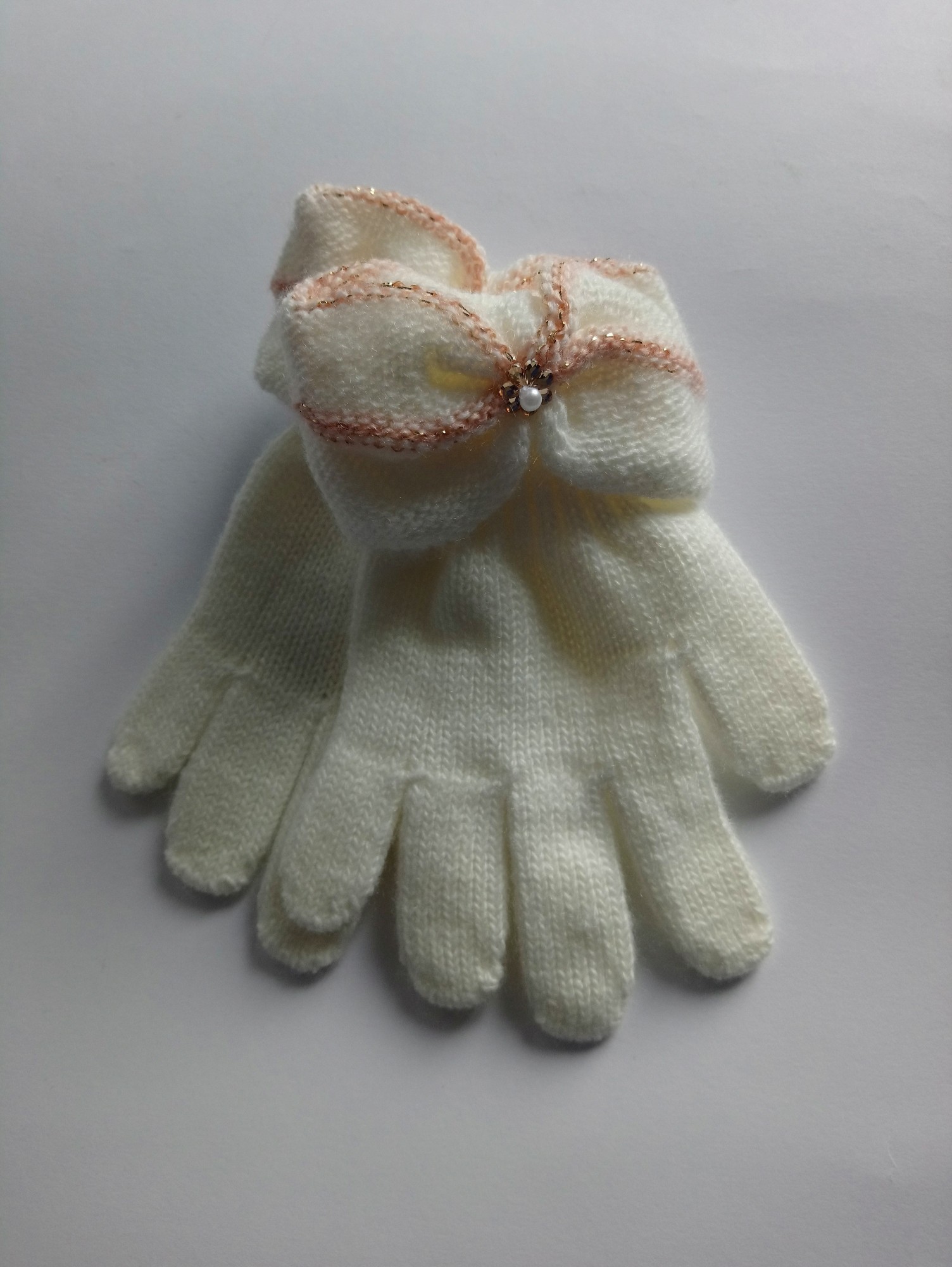 

Рукавички дитячі MARGOT BIS (ZUZIA/молочні) (2-3 років)