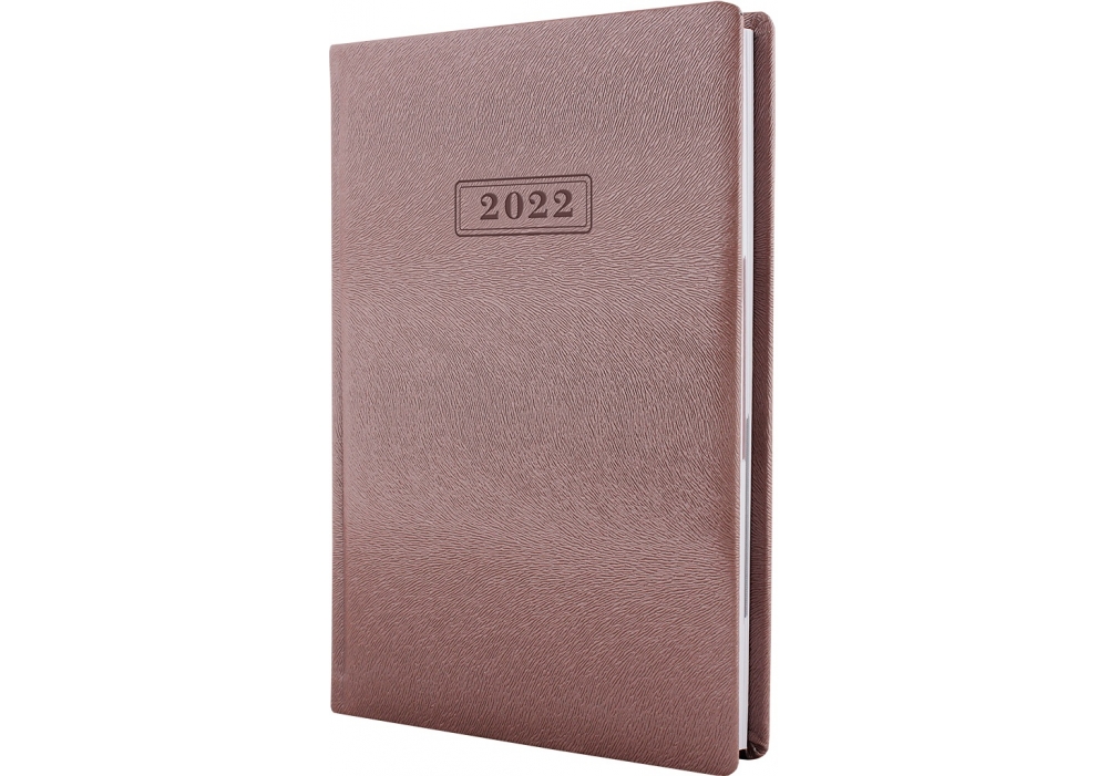 

Дневник датированный Optima Mink 2022 А5 352 страницы бежевый (O25237-66)