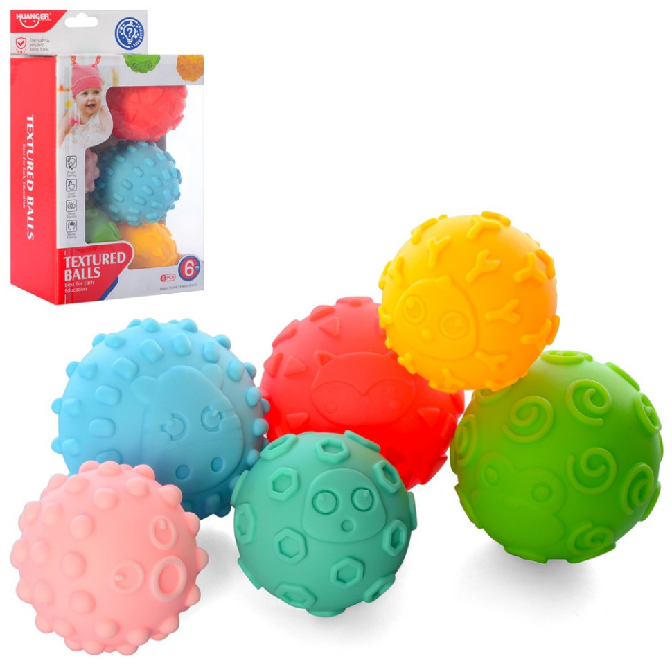 

Игрушки для купания Мячики HE0256 7,5 см