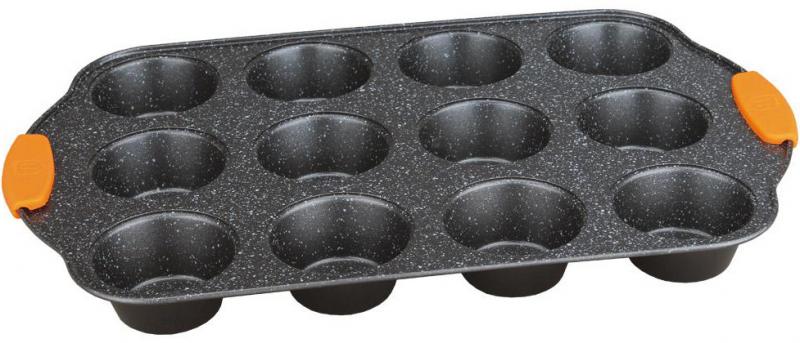 

Форма для выпечки маффинов Berlinger Haus Granit Diamond 41.2x26.5x3см, 12 ячеек
