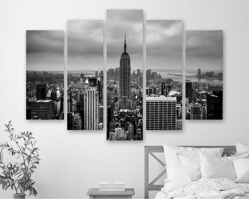 

Модульная картина на холсте из пяти частей Эмпайр-Стейт-Билдинг 112x68 см