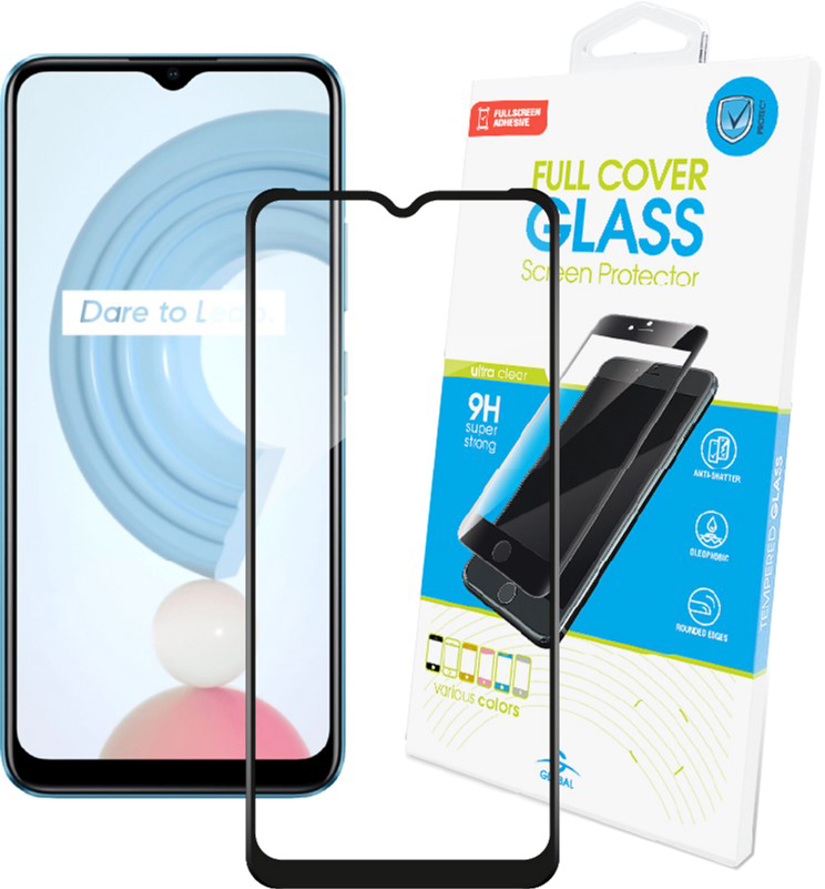 

Защитное стекло Global Full Glue для Realme C21 Black