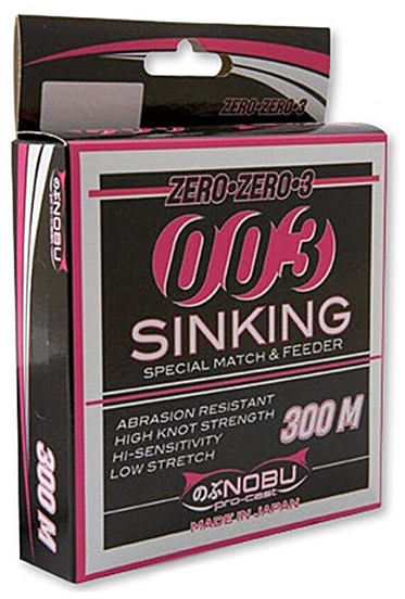 

Леска Lineaeffe NOBU Pro-Cast 003 Sinking 300 м 0.25 мм FishTest - 7.00 кг Чёрная/тонущая