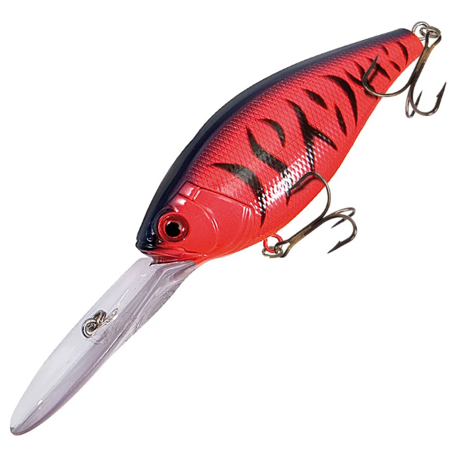 

Воблер Nomura Deep Crank 80 мм 28.7 г STRIPED DEVIL Вlack/Red