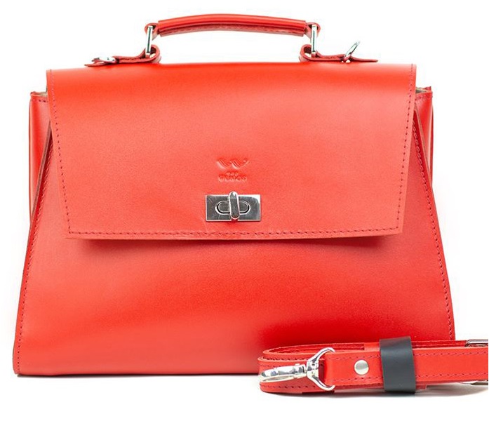 

Сумка женская кожаная The Wings CLASSIC красная TW-Classic-red-ksr