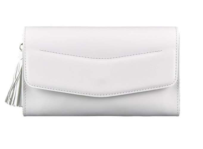 

Сумка женская кожаная BlankNote Элис белая BN-BAG-7-light