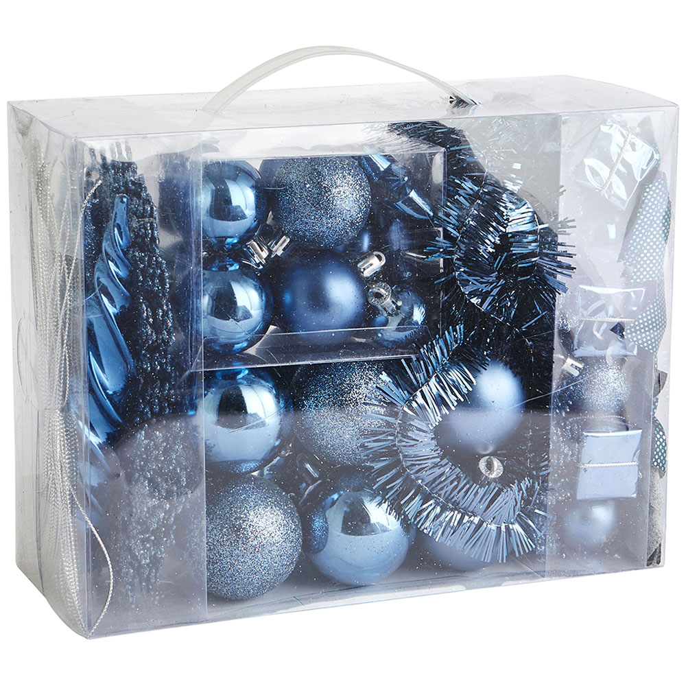 

Набор украшений для елки Actuel, синие, 80 шт.