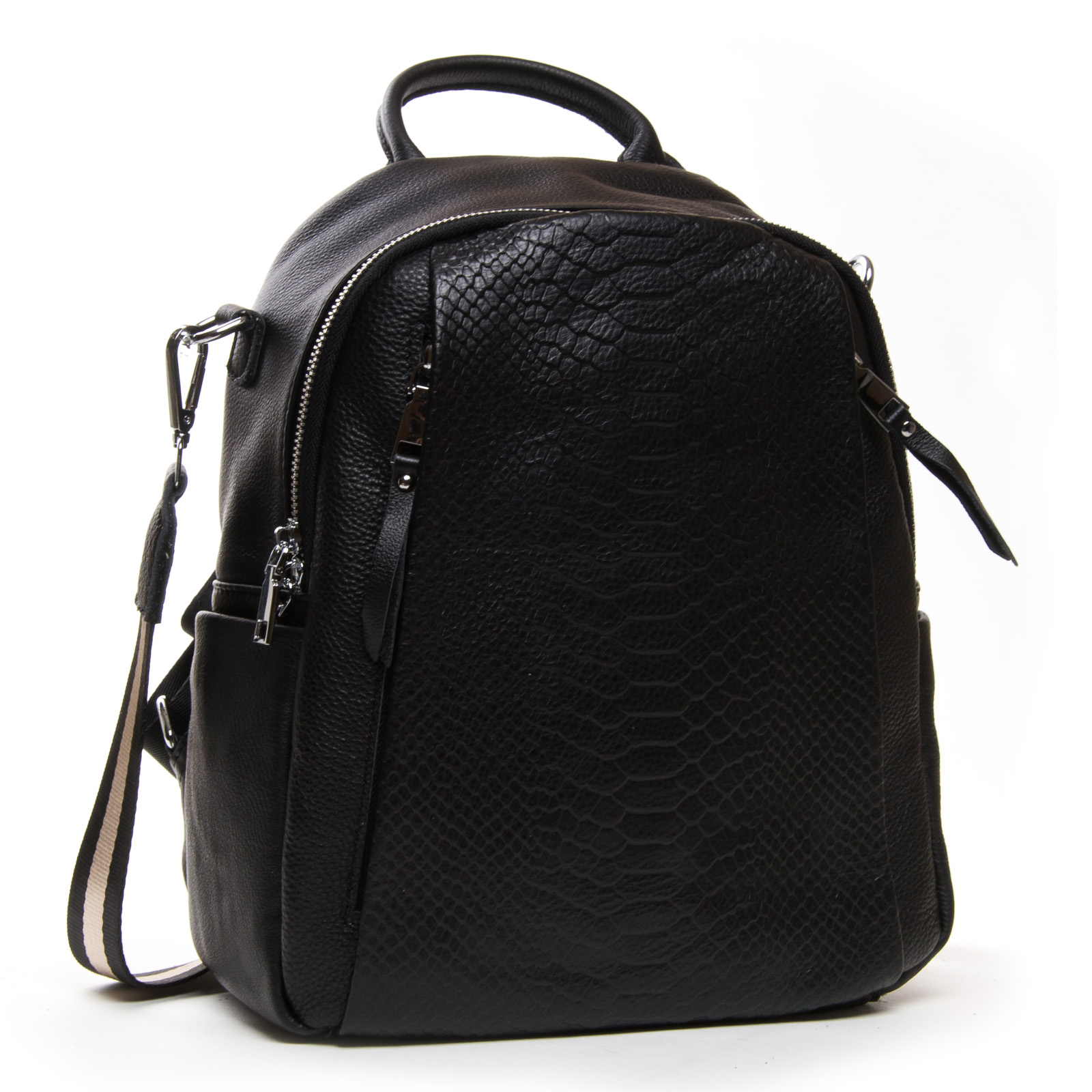 

Сумка Женская Рюкзак кожа ALEX RAI 28-8907-9 black