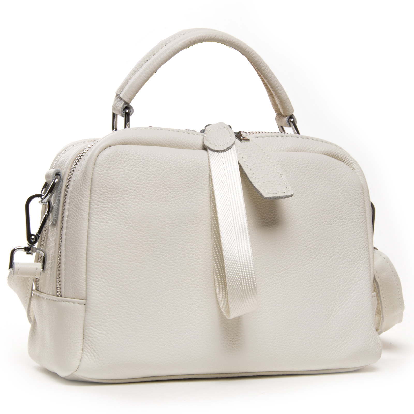 

Сумка Женская Классическая кожа ALEX RAI 01-12 12-8731-9 beige