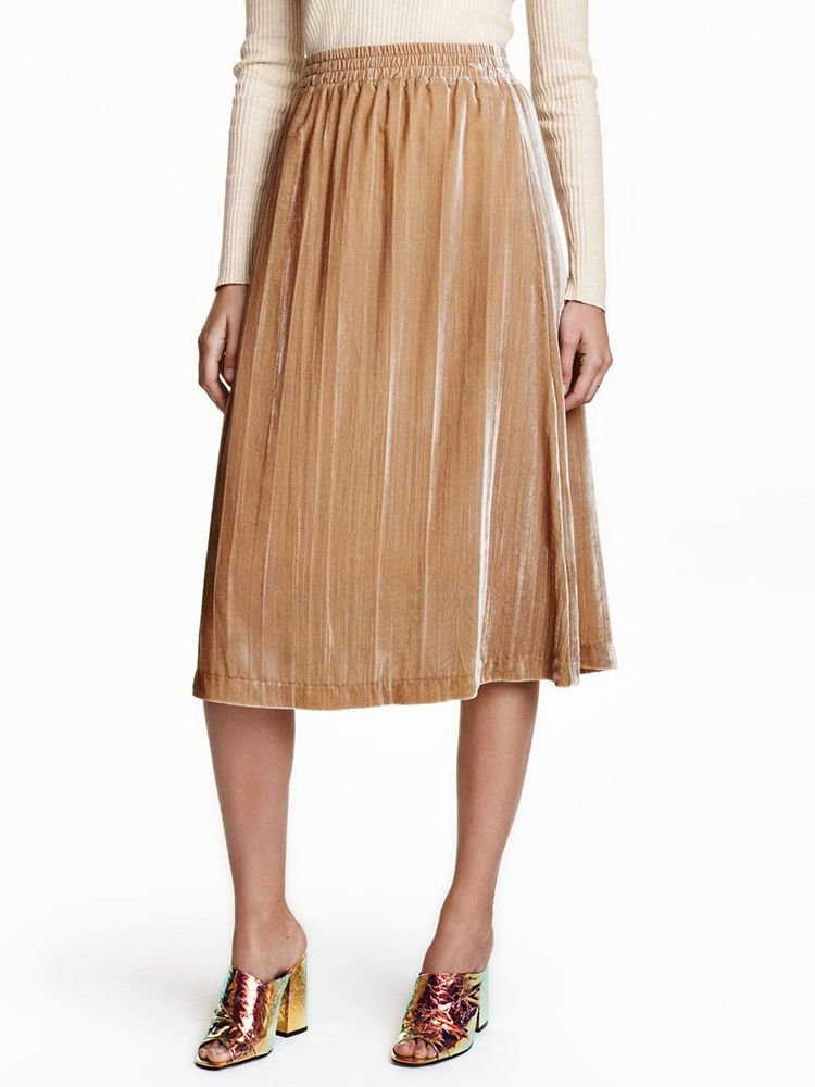 

Юбка H&M 463890b45  Бежевая, Юбка H&M 463890b45 S Бежевая