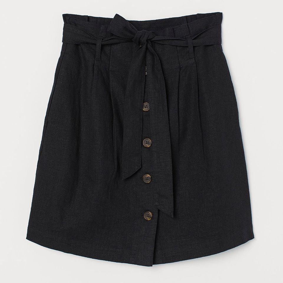 

Юбка H&M 742956001b39  Черная, Юбка H&M 742956001b39 38 Черная