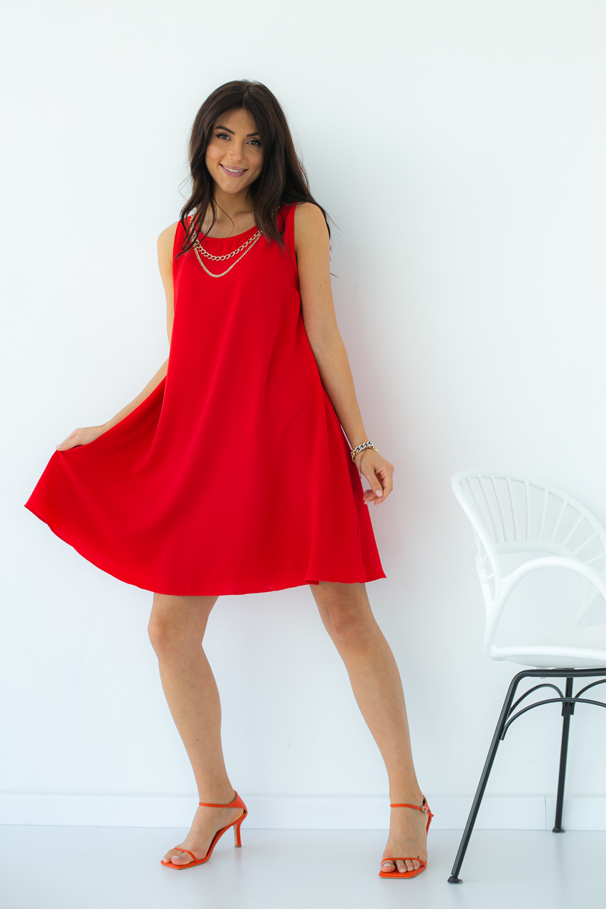 

Платье мини А-силуэта с цепочками GULSELI G&M LX-10234721  Размер цвет Красный, Платье мини А-силуэта с цепочками GULSELI G&M LX-10234721 40 Размер цвет Красный