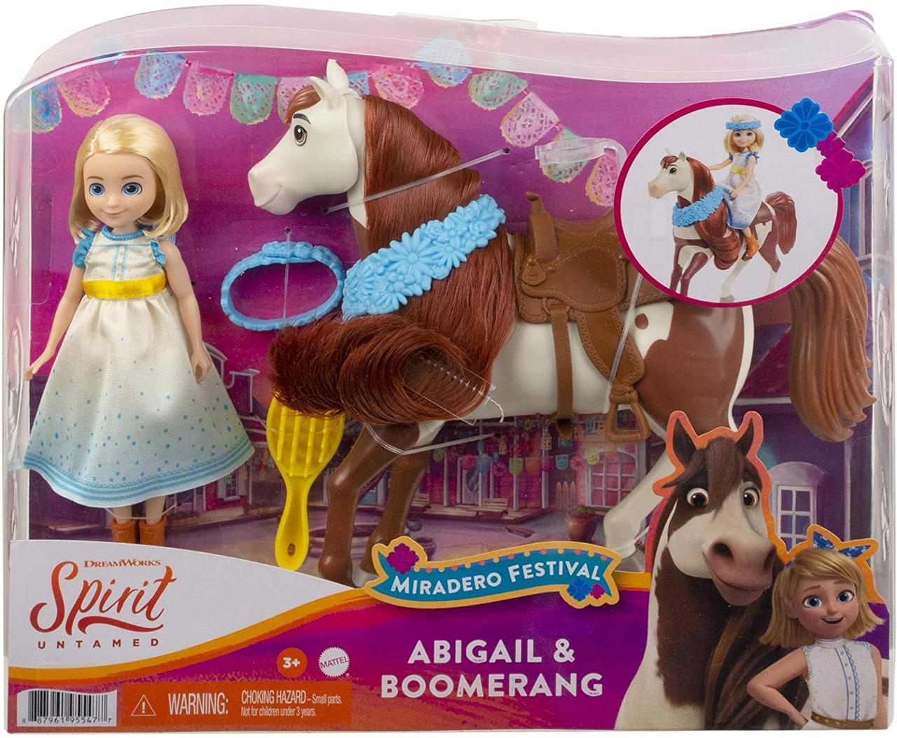 

Игровой набор с куклой Эбигейл и лошадкой Бумеранг Mattel Spirit Untamed Miradero Festival Abigail GXF65