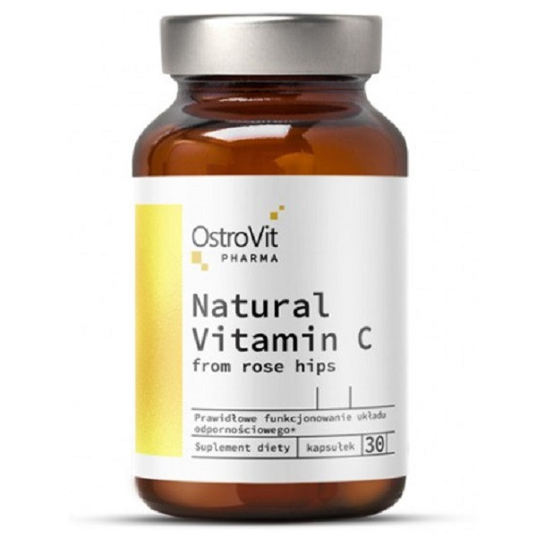 

Витамины OstroVit Pharma Natural Vitamin C from rose hips 30 капсул