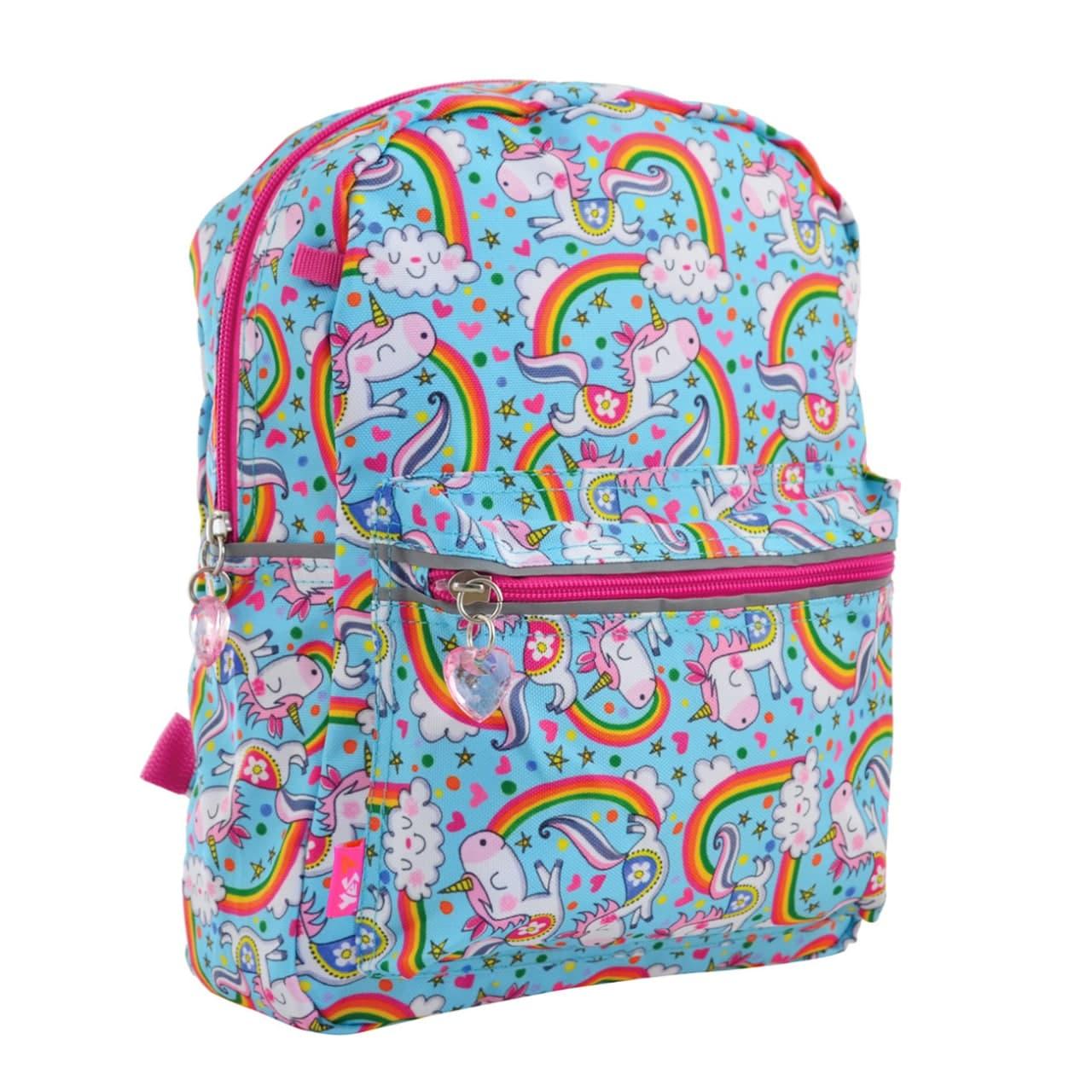 

Рюкзак детский YES, двухсторонний K-32 "Rachell Pattern" 31x23x11 см 556849