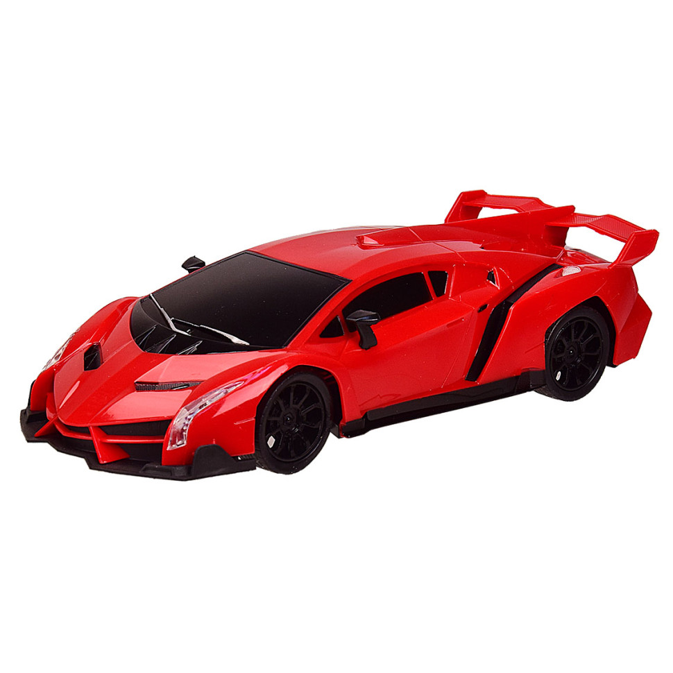 

Машинка на радиоуправлении Lamborghini JiaxingYuan 8819-3A, педали+руль (Красный)