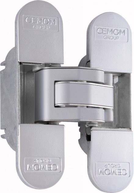 

Петля скрытая CEMOM Estetic 80A для межкомнатных дверей матовый хром