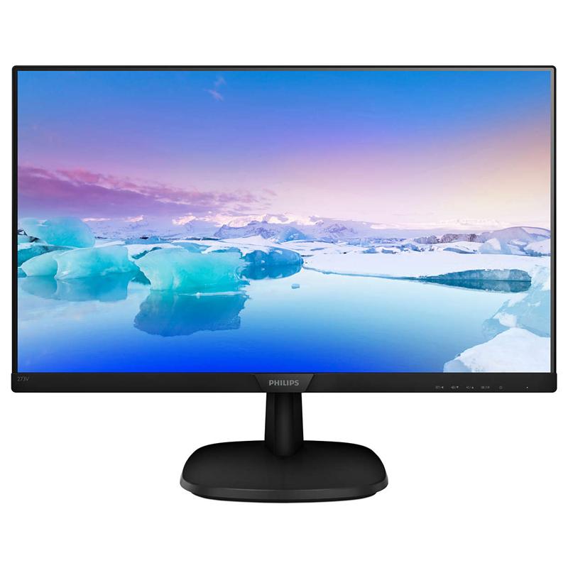 

Монитор Philips 27" 273V7QDSB/01 IPS Black; 1920x1080, 250 кд/м2, 5 мс, HDMI, DVI, D-Sub