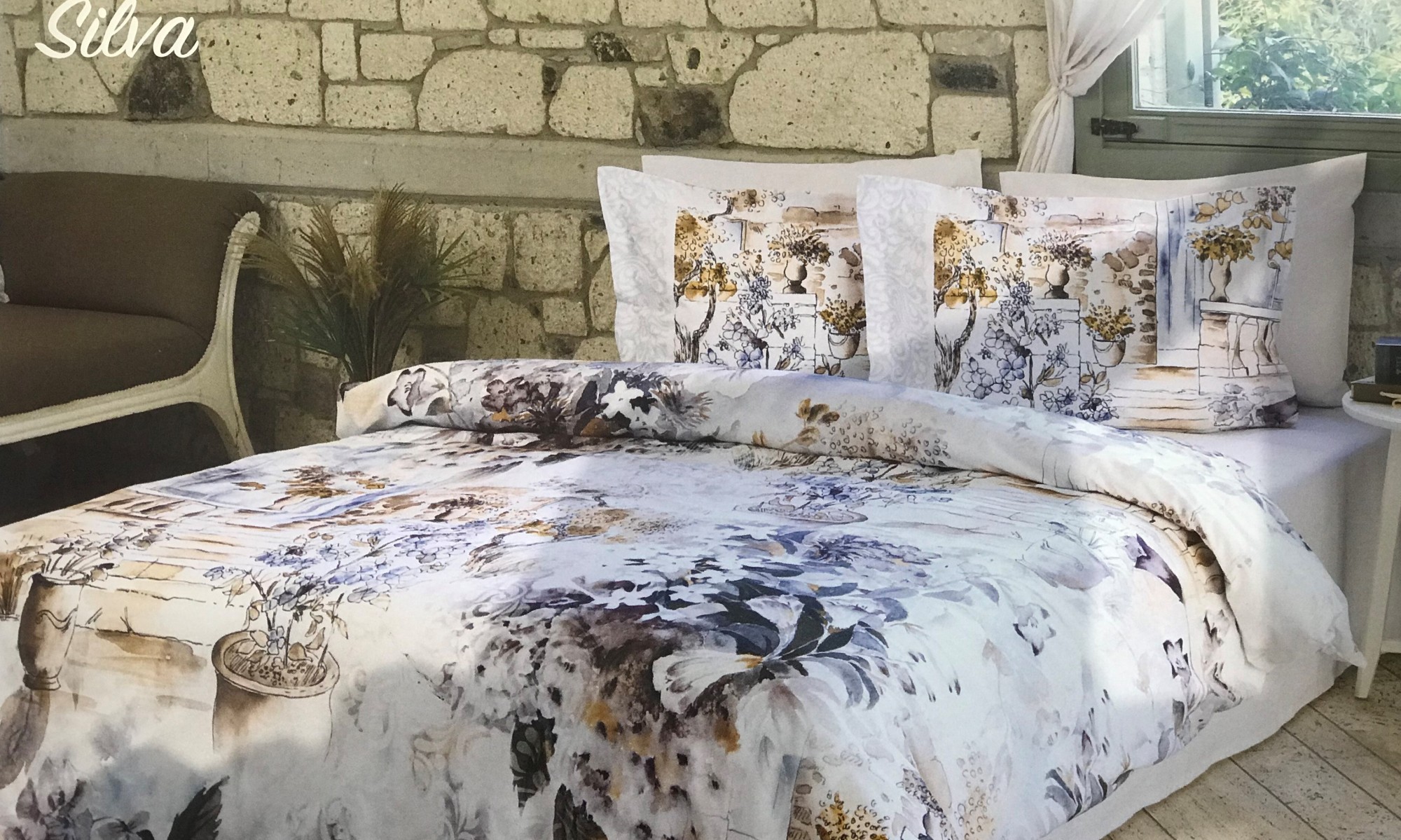 

Комплект постільної білизни Ozdilek Ranforse 200x220 Silva
