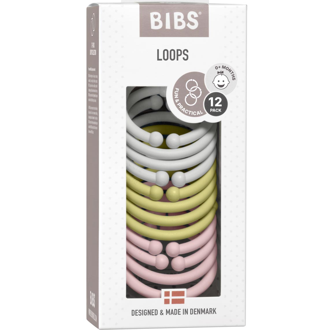 

Набір із 12 кілець BIBS Haze / Meadow / Blossom