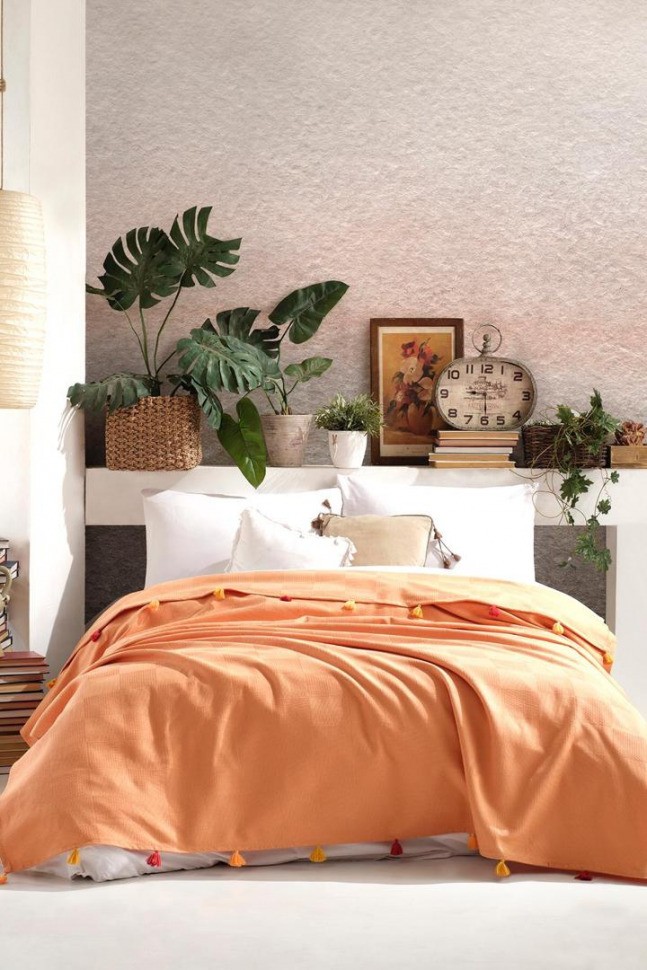 

Плед однотонный Diva Ziller Orange 220x230 020072141