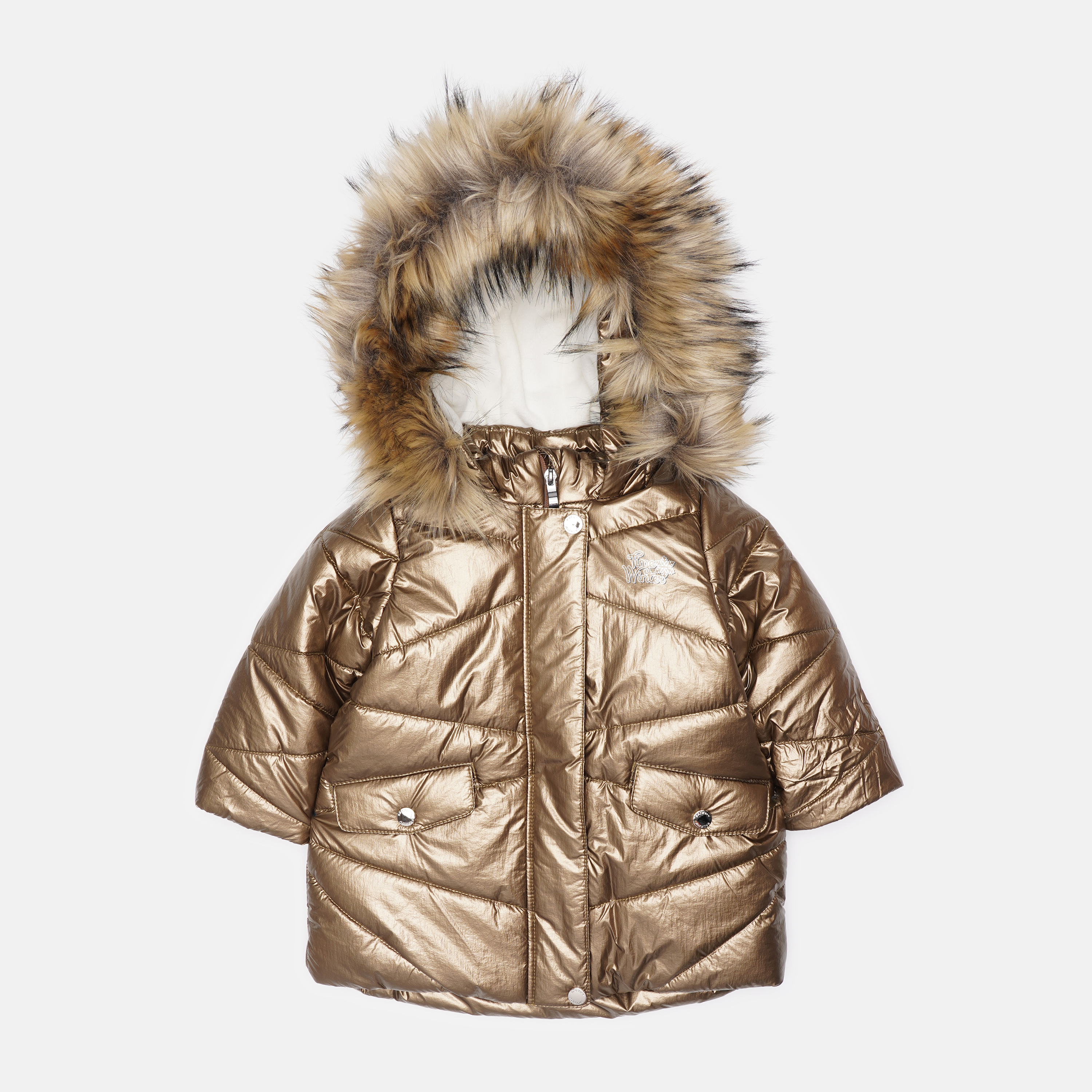 Акция на Зимняя куртка Evolution 33-ЗД-19 80 см Бронзовая (4823078565075) от Rozetka UA