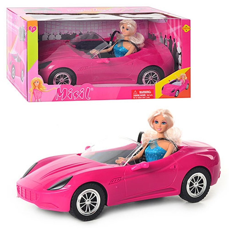 

Игровой набор кукла в кабриолете Defa 8228