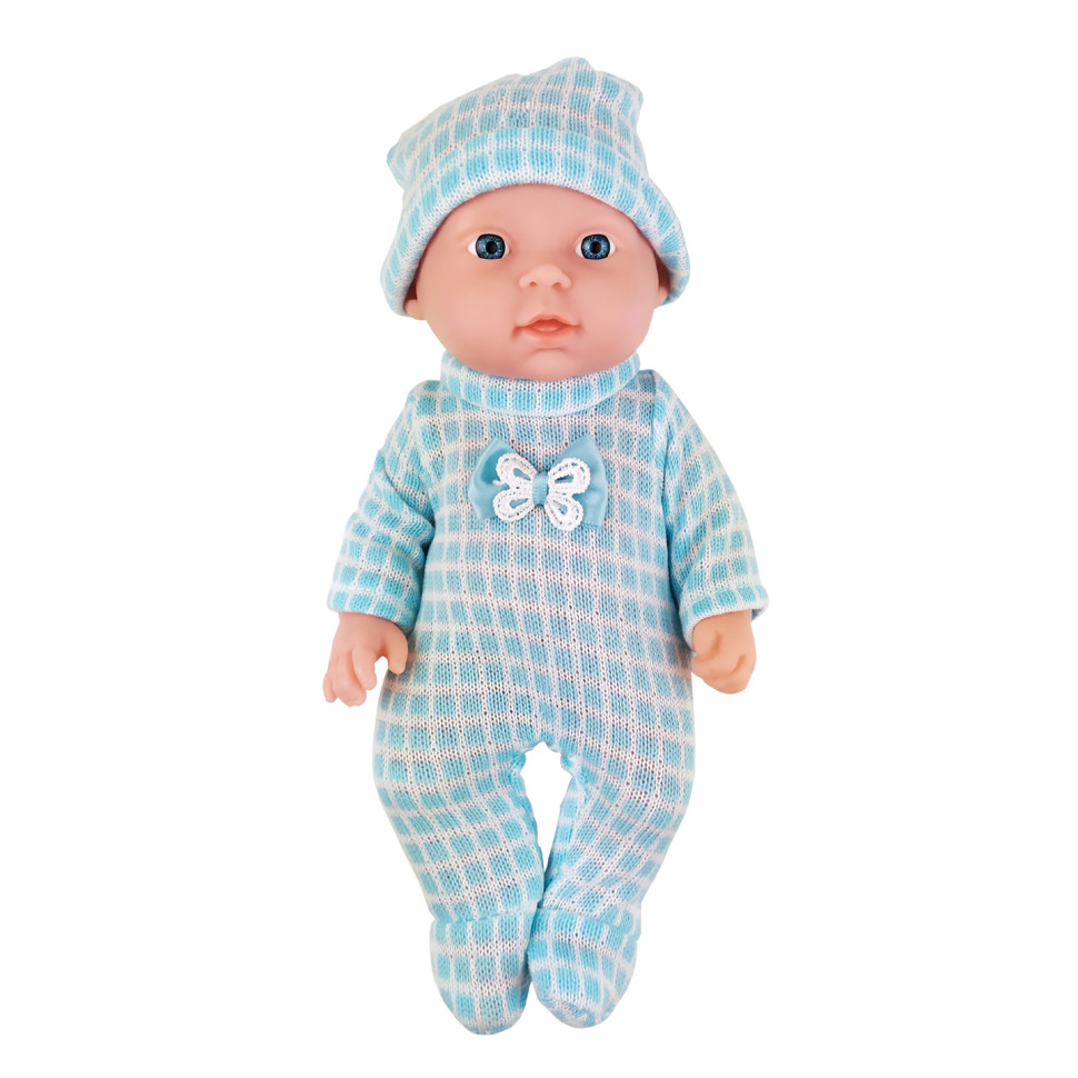 

Пупс Кроха со звуковыми эффектами (Синий Комбинезон) 216-H-255-F-2(Blue)