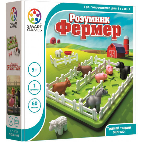 

Настольная игра Умный Фермер от 5 лет Smart Games Разноцветный 000141515